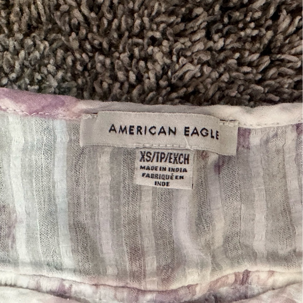 American Eagle flower blouse xs - Picture 3 of 7